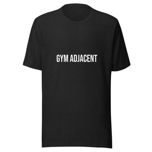 Gym Adjacent Tee - Black Heather