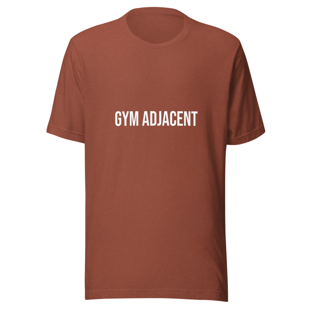 Gym Adjacent Tee - Heather Clay