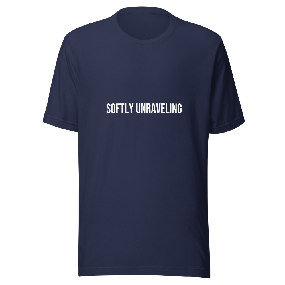 Softly Unraveling Tee - Navy