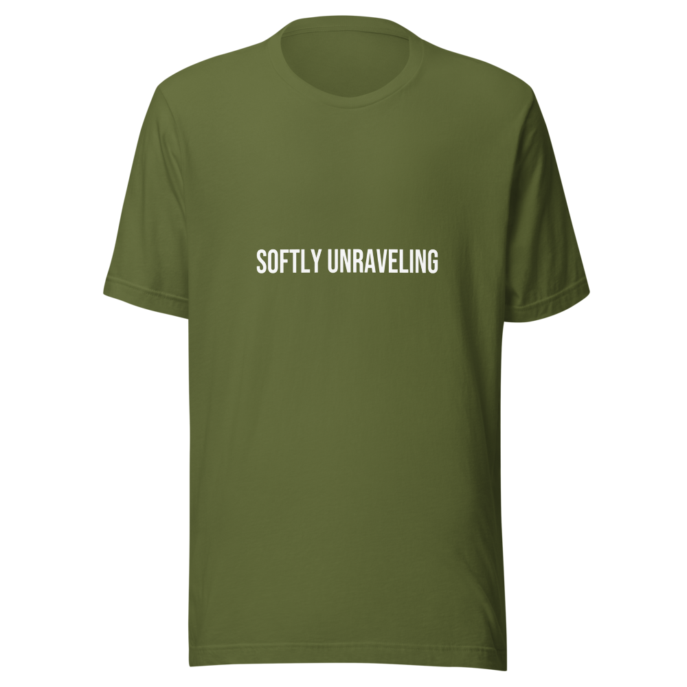 Softly Unraveling Tee - Olive