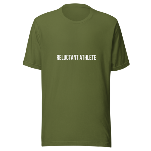 Reluctant Athlete Tee - Olive